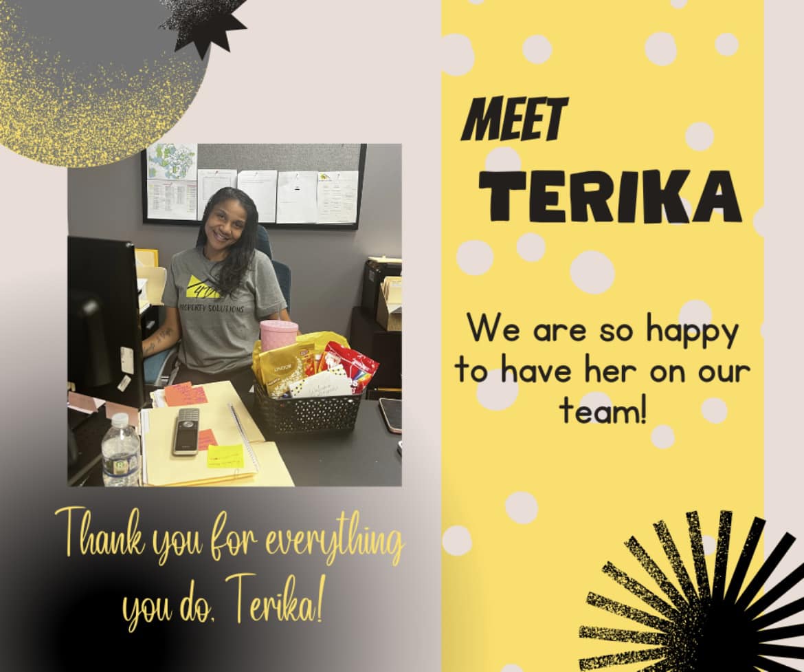 Welcome to the Family, Terika!